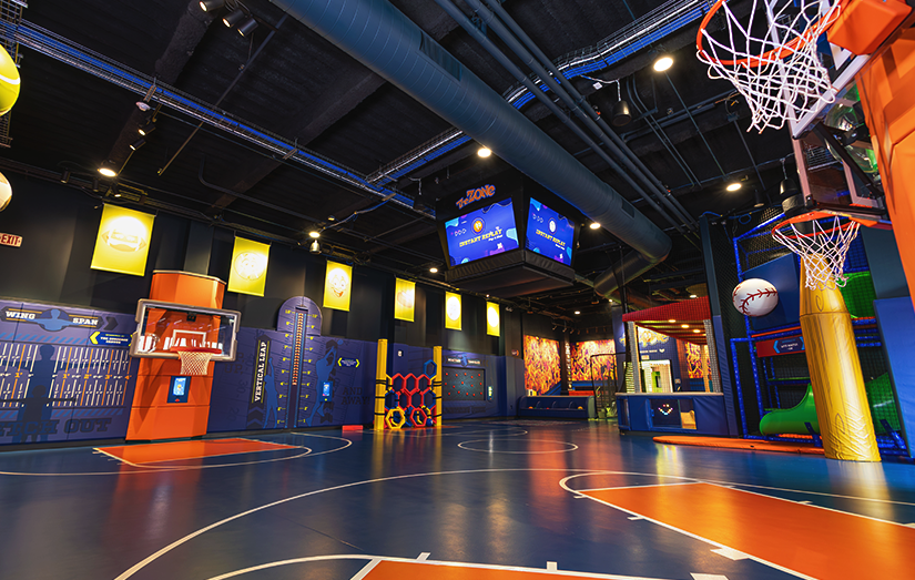 View of the Pop-A-Shot activity and surrounding activities at theZone