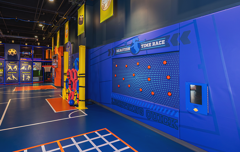 View of the Reaction Time activity at TheZone