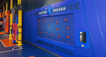 View of the Reaction Time activity at TheZone