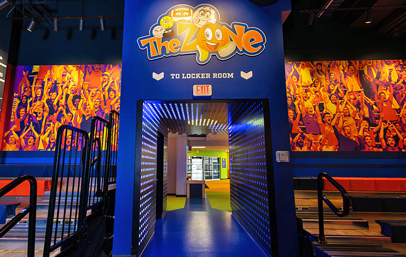 Exterior view of the Tunnel experience inside the Zone