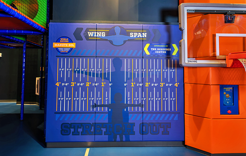 View of the Wingspan activity at TheZone