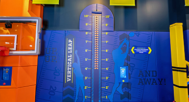 View of the Vertical Leap activity at TheZone