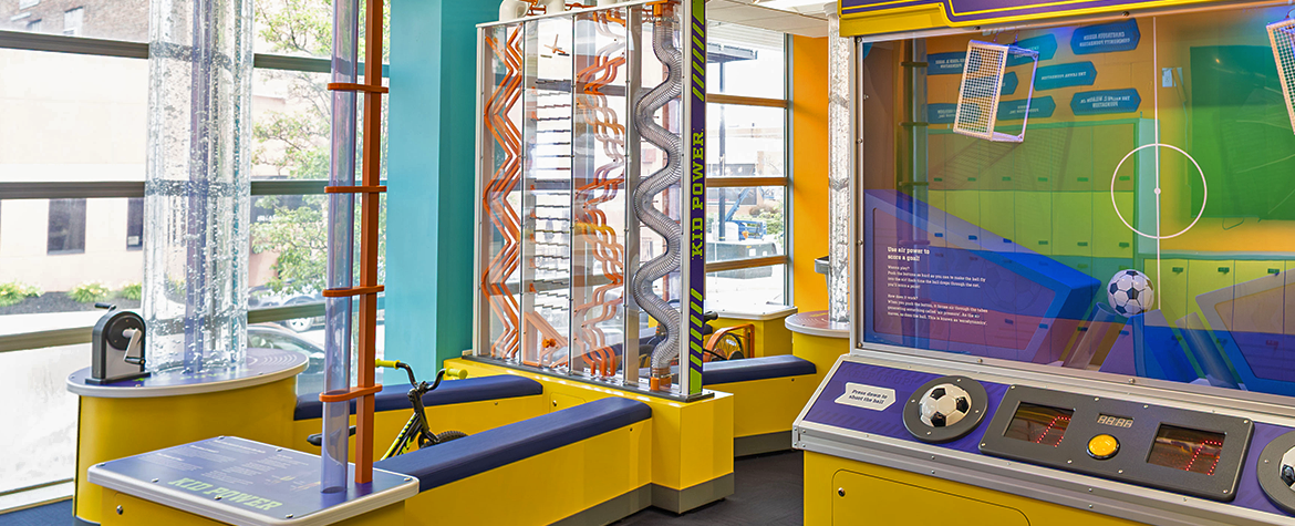 View of the Kid Power activity at TheZone