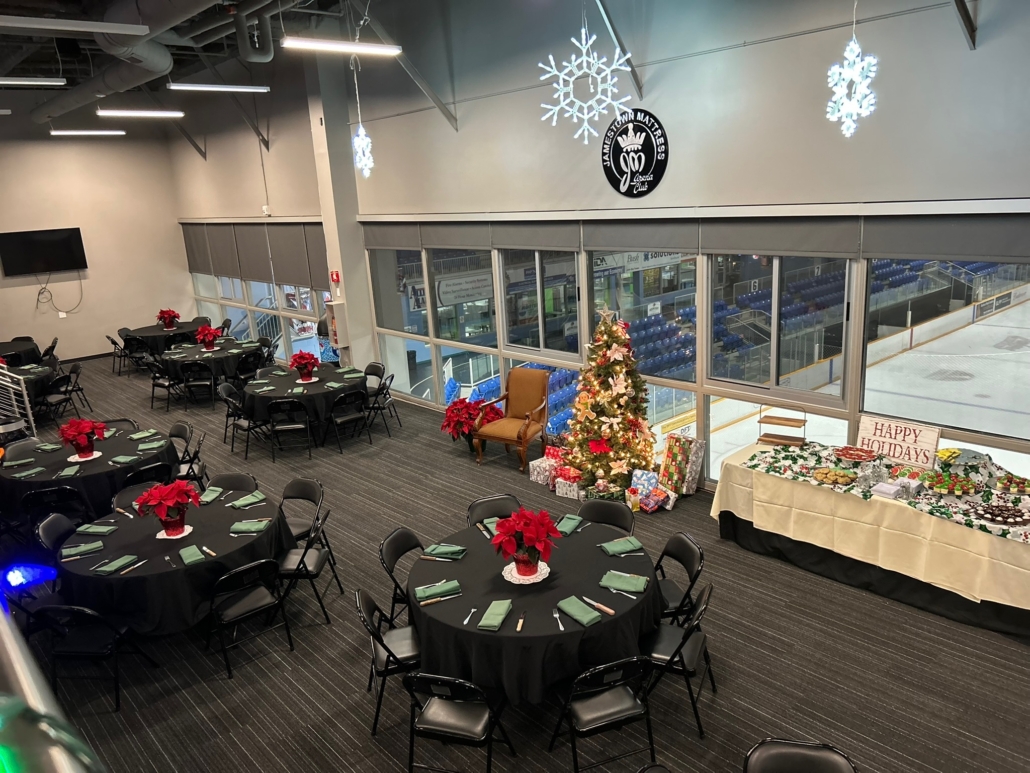 Holiday Party in the Arena Club at the Northwest Arena